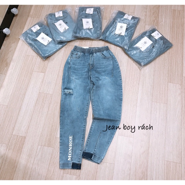 Jeans boy chun dãn