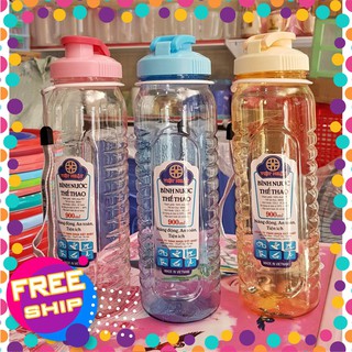 Bình nước thể thao 900ml nhựa Việt Nhật