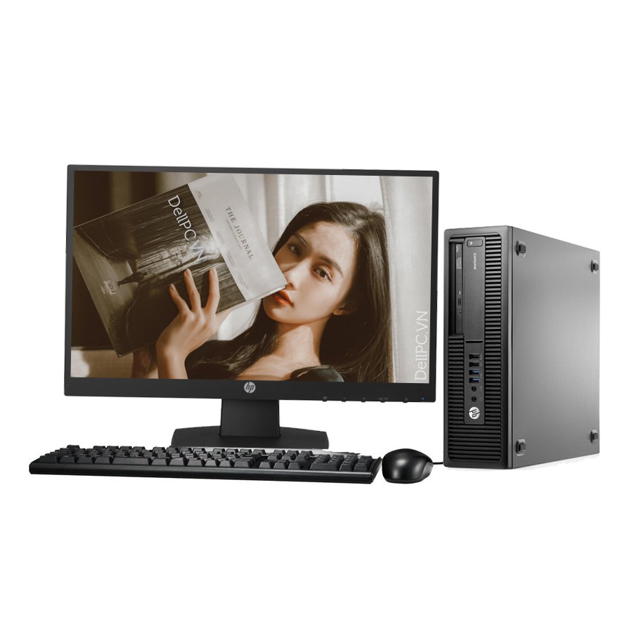 Bộ máy tính để bàn tốc độ cao HP ProDesk 600 G1 Sff, (CPU i5-4570, Ram 8GB, SSD 128GB, DVD), Màn hình HP 20 inch FullHD, | BigBuy360 - bigbuy360.vn
