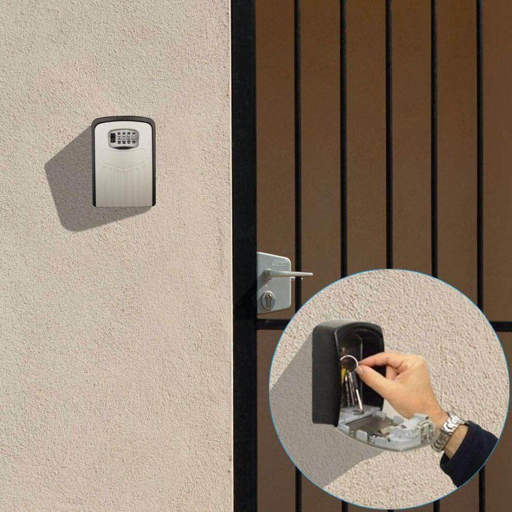 PINEVN Ổ Khóa Gắn Tường Kết Hợp Mật Khẩu Bằng Hợp Kim Kẽm