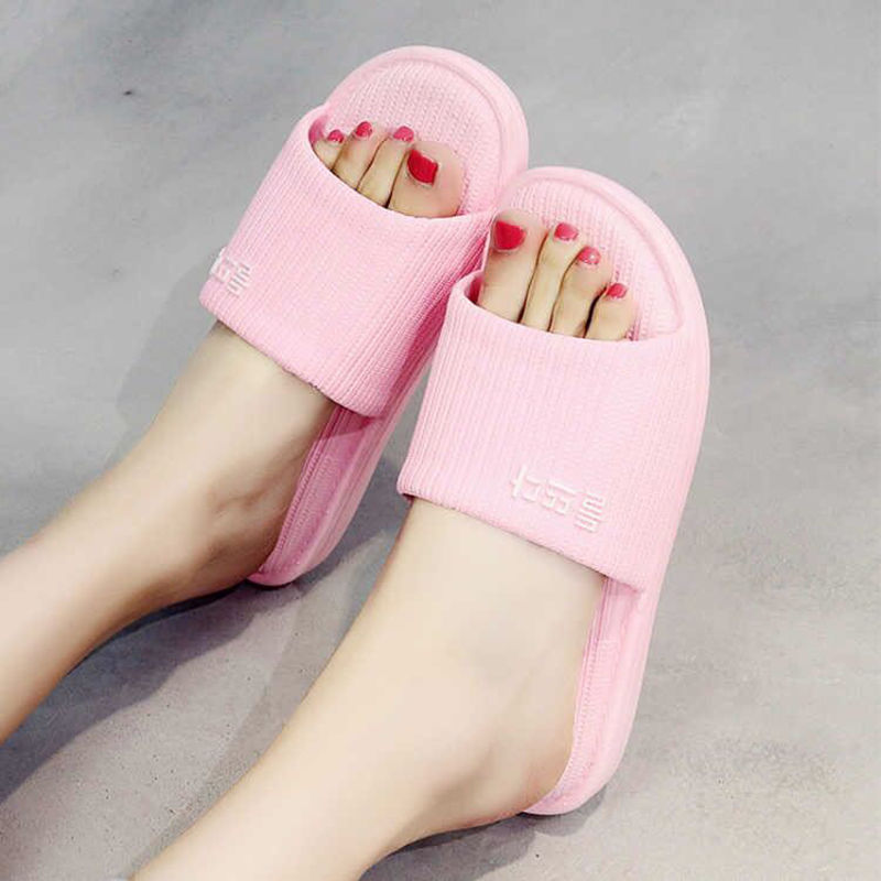 Summer New Korean Style Bath Non-Slip Slippers in Bathroom