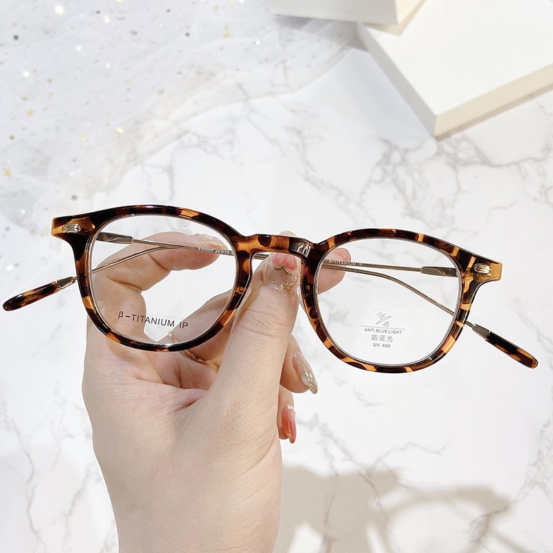 Mắt Kính Gọng Tròn Chống Ánh Sáng Xanh Thời Trang Cho Nam Nữ Jz22007 | BigBuy360 - bigbuy360.vn