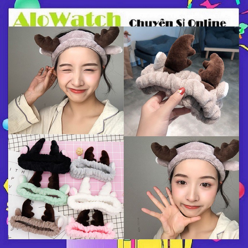 AloWatch [6 MÀU] Băng đô sừng tuần lộc siêu hot ULZZANG hàn quốc