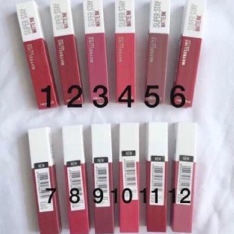 (hàng Mới Về) Son Lì Maybelline 9ap8bd Chống Nước Lâu Trôi