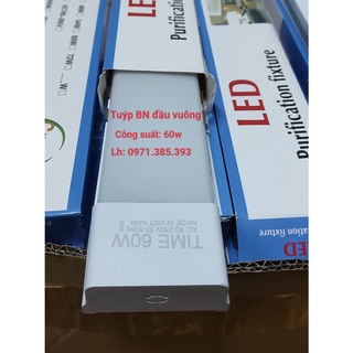 Bóng đèn tuýp led bán nguyệt 60W siêu sáng 1,2m- Tuýp đầu vuông 60w 1,2m
