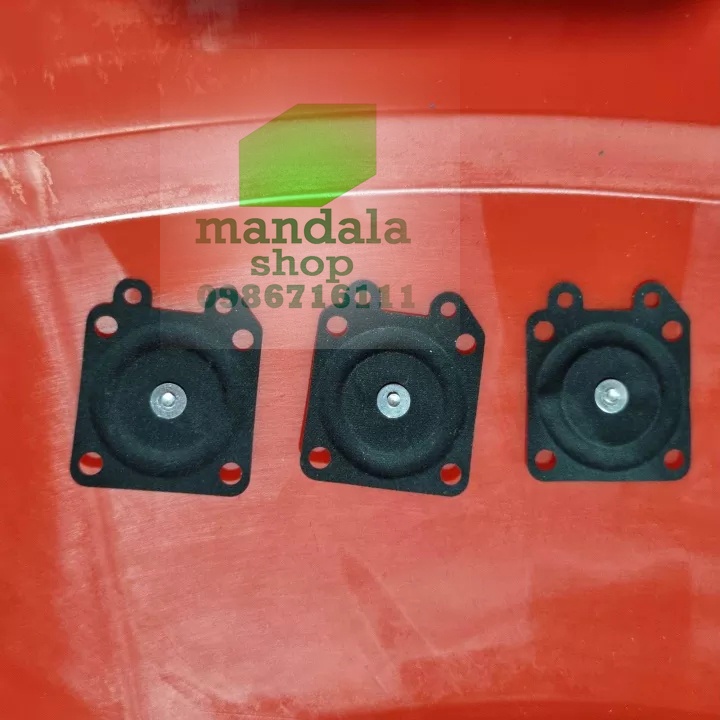 Bộ màng chế, dong chế hòa khí máy cắt cỏ - bộ da bơm, da thở gắn bình xăng con 2 thì 260, 330..