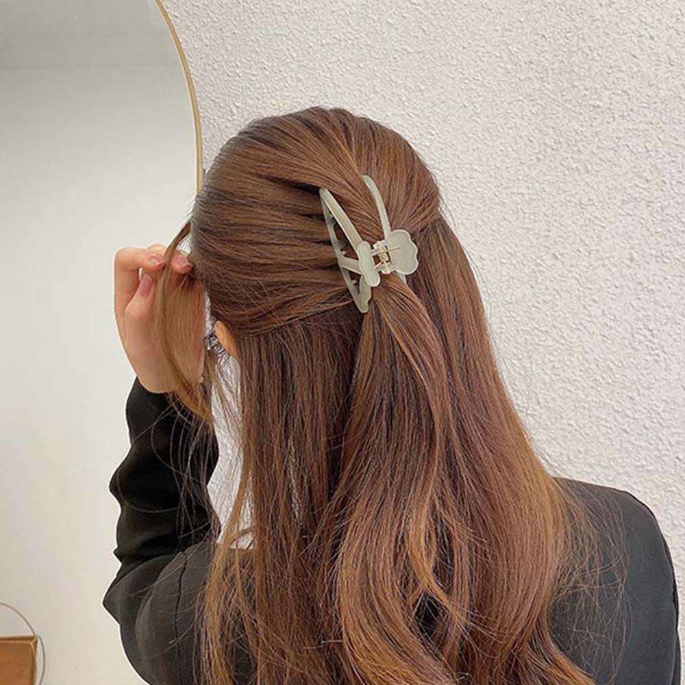 Kẹp Tóc Càng Cua Trong Suốt Nhiều Màu Thời Trang Cho Nữ