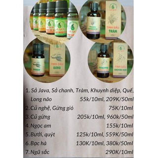 TINH DẦU SẢ JAVA NGUYÊN CHẤT LÊ QUẾ 50ML