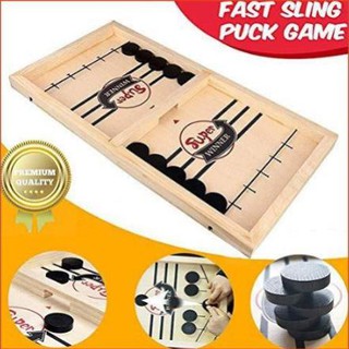 SLING PUCK VN bàn bắn bi gỗ – Cờ nảy – Đồ chơi gỗ thông minh cho trẻ