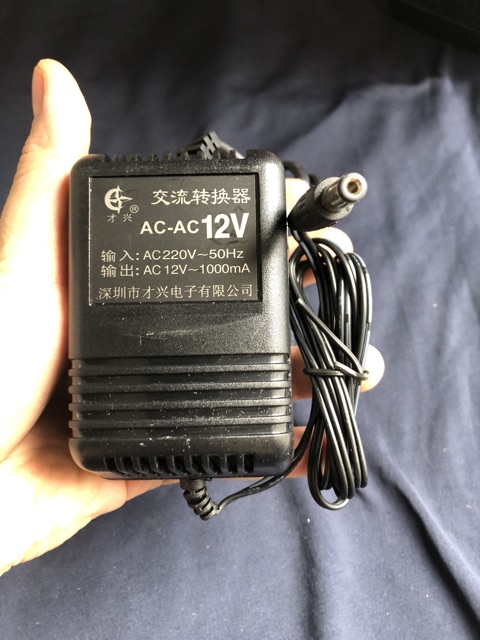 BỘ NGUỒN XOAY CHIỀU AC 12V 1000MA LOẠI TỐT