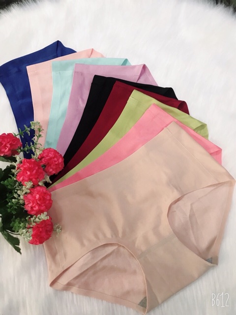 RẺ NHẤT: Quần lót nữ thun lạnh dễ thương sexy không đường may không gân màu da màu hồng | BigBuy360 - bigbuy360.vn