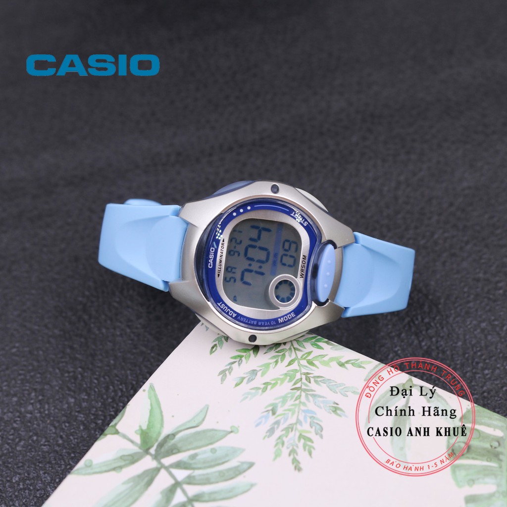 Đồng Hồ Nữ Casio LW-200 Dây Nhựa Pin 10 Năm