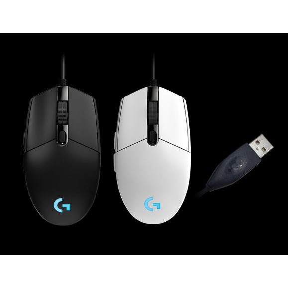 Chuột Chơi Game Có Dây Logitech G102 màu đen trắng chính hãng new 100%