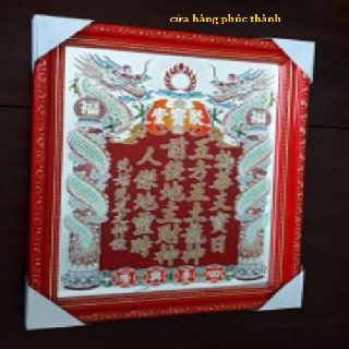bài vị đỏ Thần tài ông địa