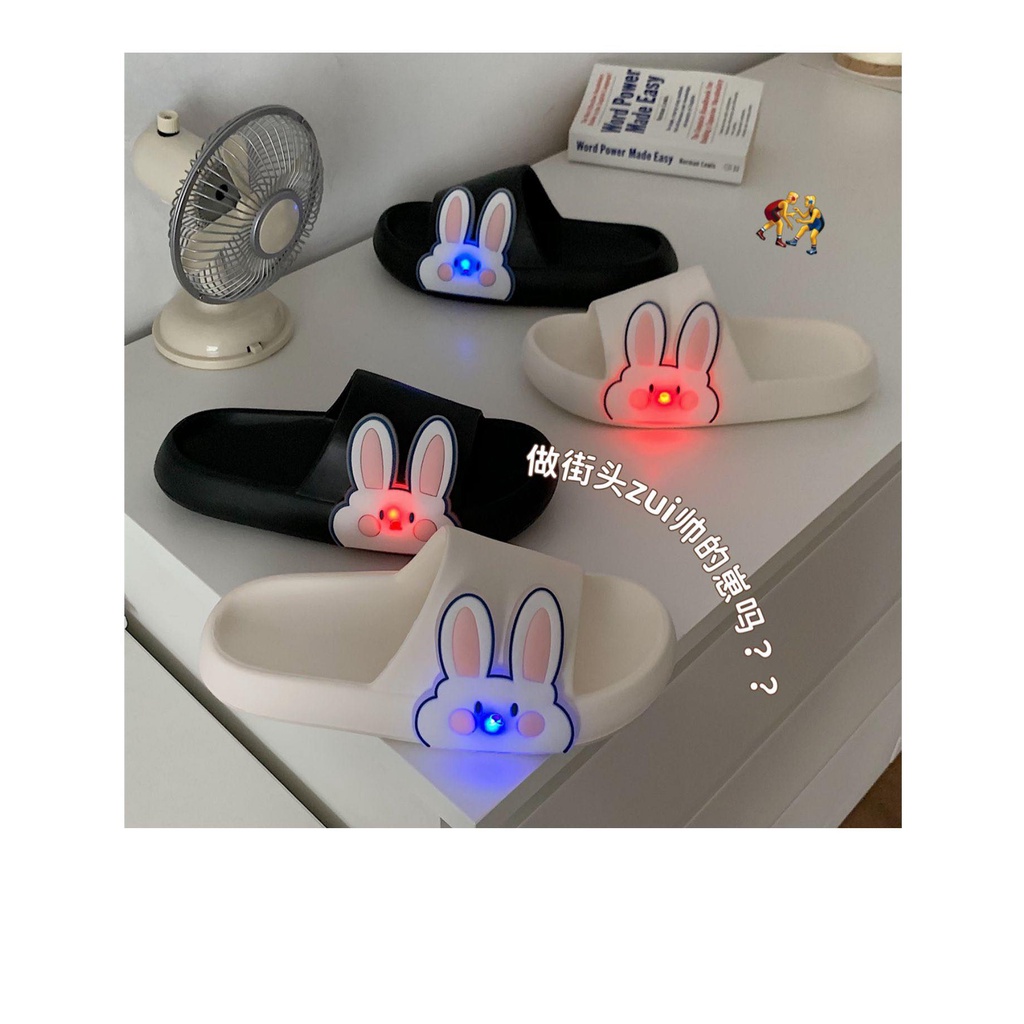Dép quai ngang hình Thỏ & Gấu phát sáng
