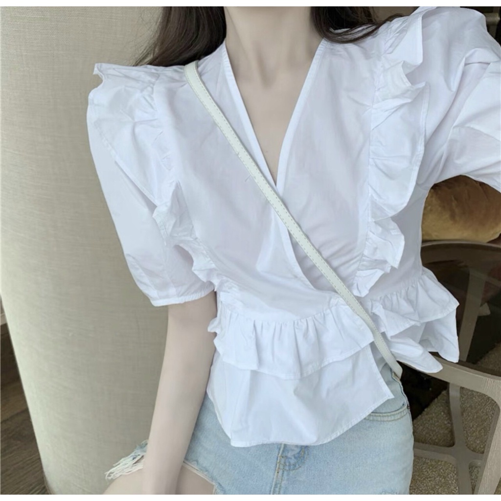 Áo Kiểu Nữ BabyDoll Cánh Tiên Uzzang