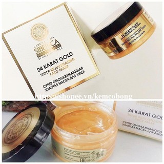 Mặt nạ vàng Natura Siberica chống lão hóa 100g (Xuất xứ: Nga)