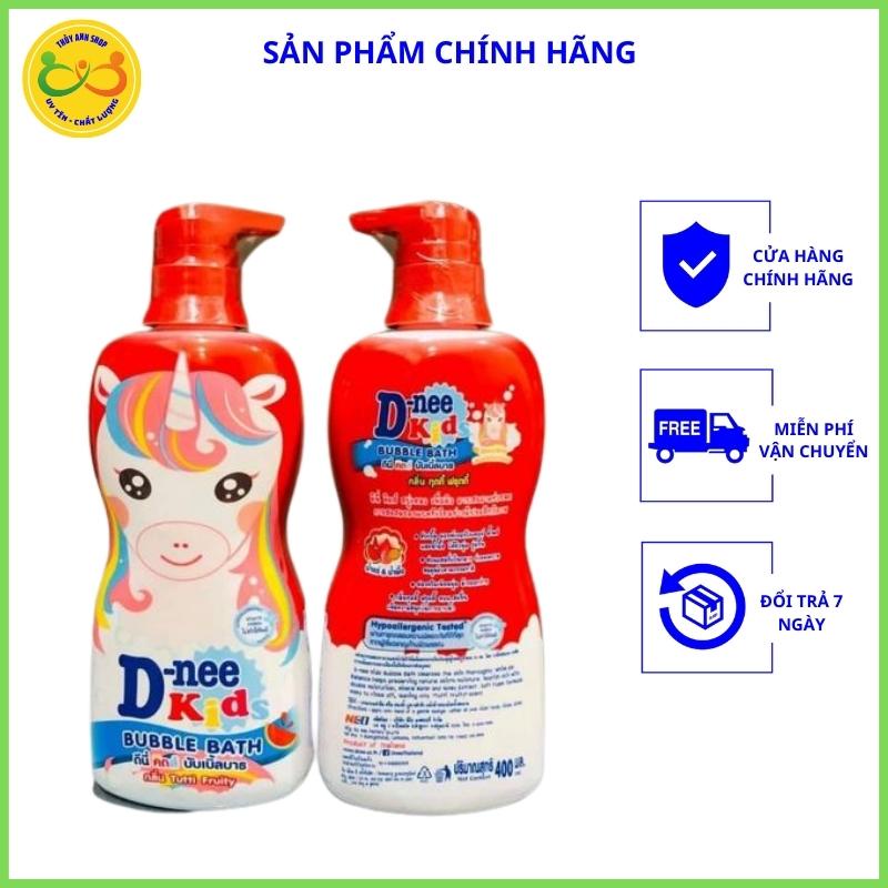 Sữa Tắm Trẻ Em D-NEE KID BUBBLE BATH 400ml Thái Lan 3 trong 1 TA33 Đặc Biệt Thơm Và Không Gây Kích Ứng