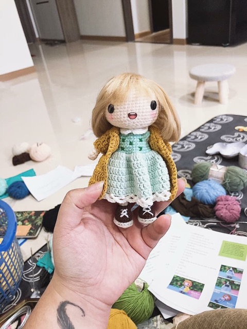 Set len làm búp bê