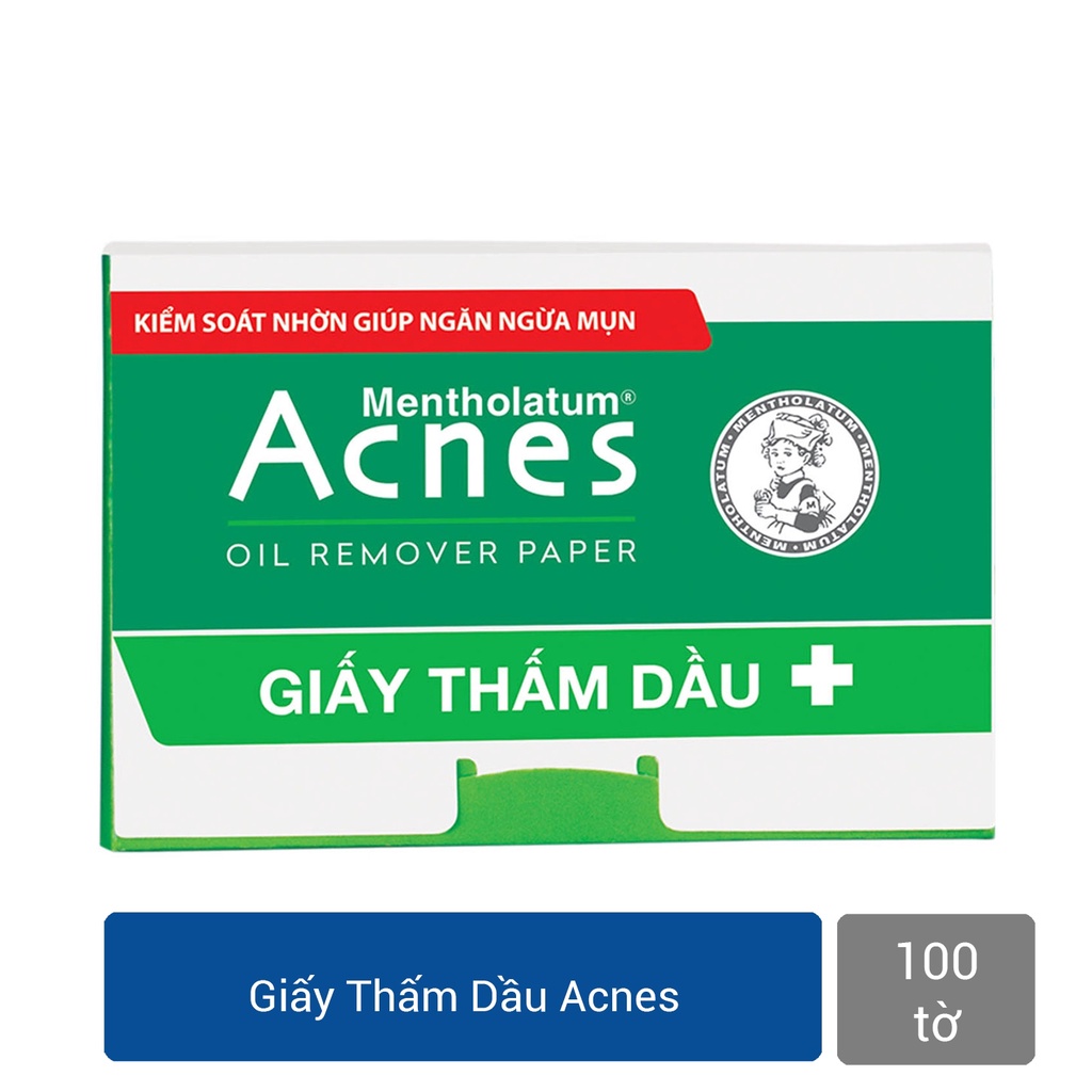 Giấy Thấm Dầu Acnes Kiểm Soát Nhờn, Ngừa Mụn 100 Tờ Oil Remover Paper