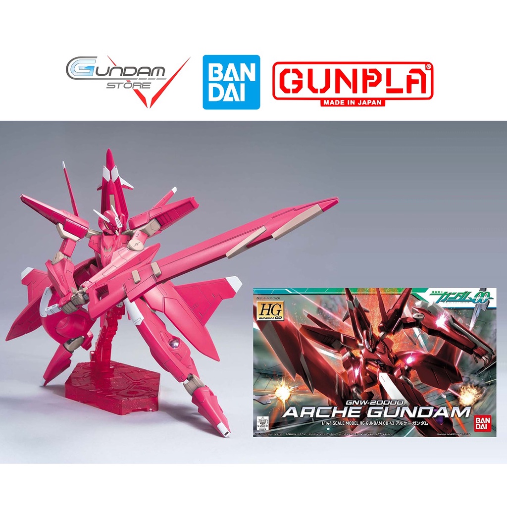 Mô Hình Gundam Hg Arche 1/144 Hg00 00 Bandai Đồ Chơi Lắp Ráp Anime Nhật