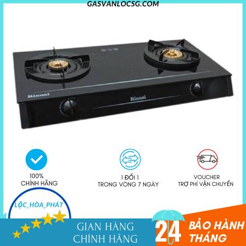 Bếp ga Rinnai-RV-7Double Glass(B)
