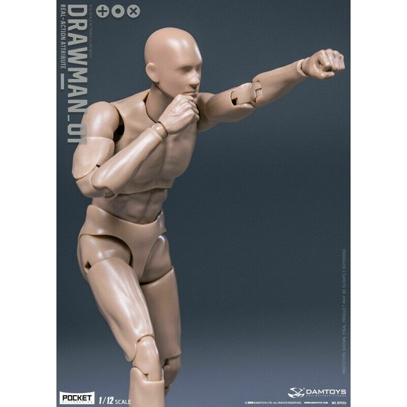 Mô Hình Nhân Vật DAMTOYS DPS01 Pocketman 6in Tỉ Lệ 1 / 12