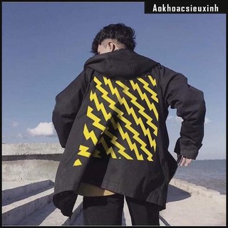 [AKSX] Áo khoác dù sọc vàng