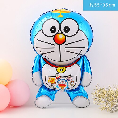 Bóng Nhôm Doremon Size 60cm, Bóng Kiếng Doraemon To, Bóng Mèo Máy Doremon Trang Trí Cho Các Set Bóng Hoặc Để Chụp Hình