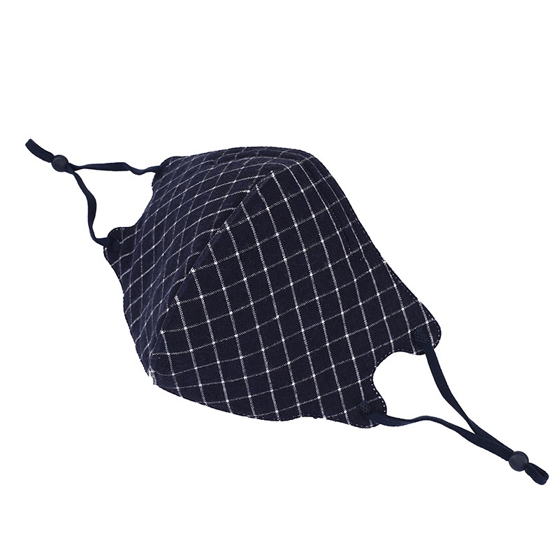 Khẩu Trang Vải cotton 3 Lớp Chống Bụi Thoáng Khí Có Thể Giặt Tái Sử Dụng