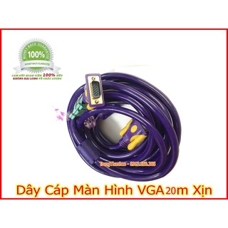 Dây cáp màn hình vga 20m xịn
