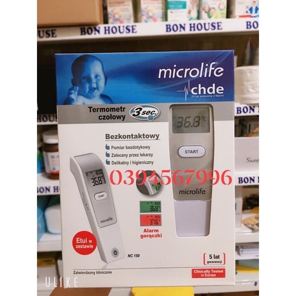 NHIỆT KẾ HỐNG NGOẠI MICROLIFE NC 150