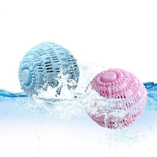 [RẺ VÔ ĐỊCH]  Set 2 Quả Bóng Giặt Đồ Máy Giặt Sinh Học Wonder Laundry Ball tiện lợi cho gia đình