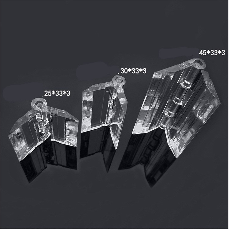 Bản lề nhựa mica acrylic trong suốt chống va đập dùng làm hộp mica,thùng phiếu