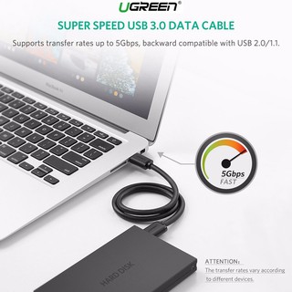 Cáp usb 3.0 2 đầu đực dài 1m ugreen 10370