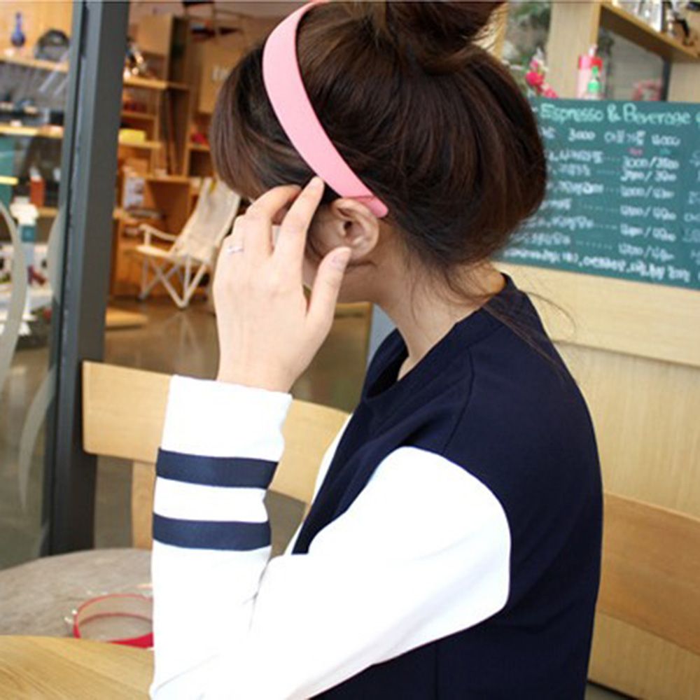 (Hàng Mới Về) Băng Đô Cài Tóc Bằng Nhựa Nhiều Màu Phong Cách Hàn Quốc