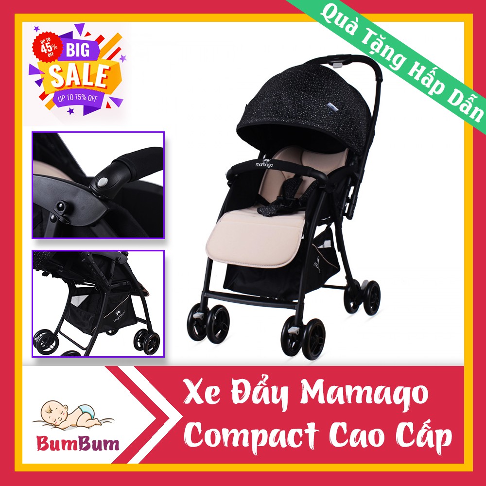 ⚡Xe đẩy cho bé? Mamago Compact 319 Linen Premium