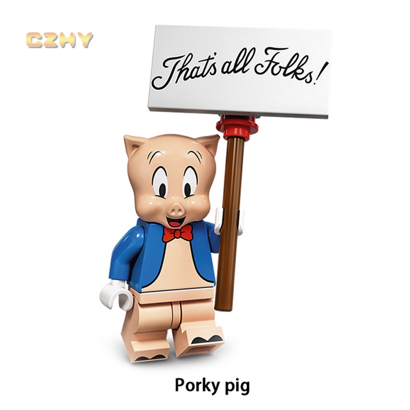 Bộ Đồ Chơi Lắp Ráp 3D Hình Bọ Rùa Bunny Marvin Daffy Duck Sylvester