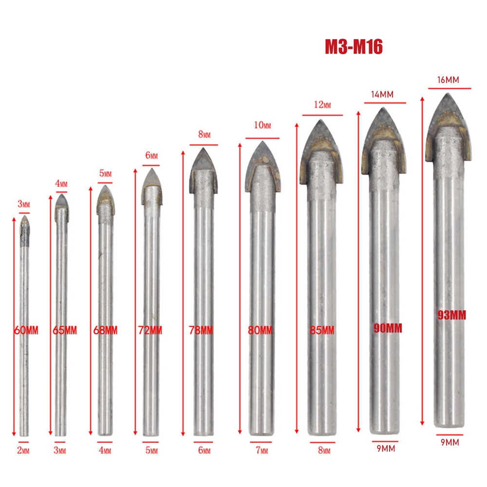 1 Mũi Khoan Lỗ 3-16mm Chất Lượng Cao