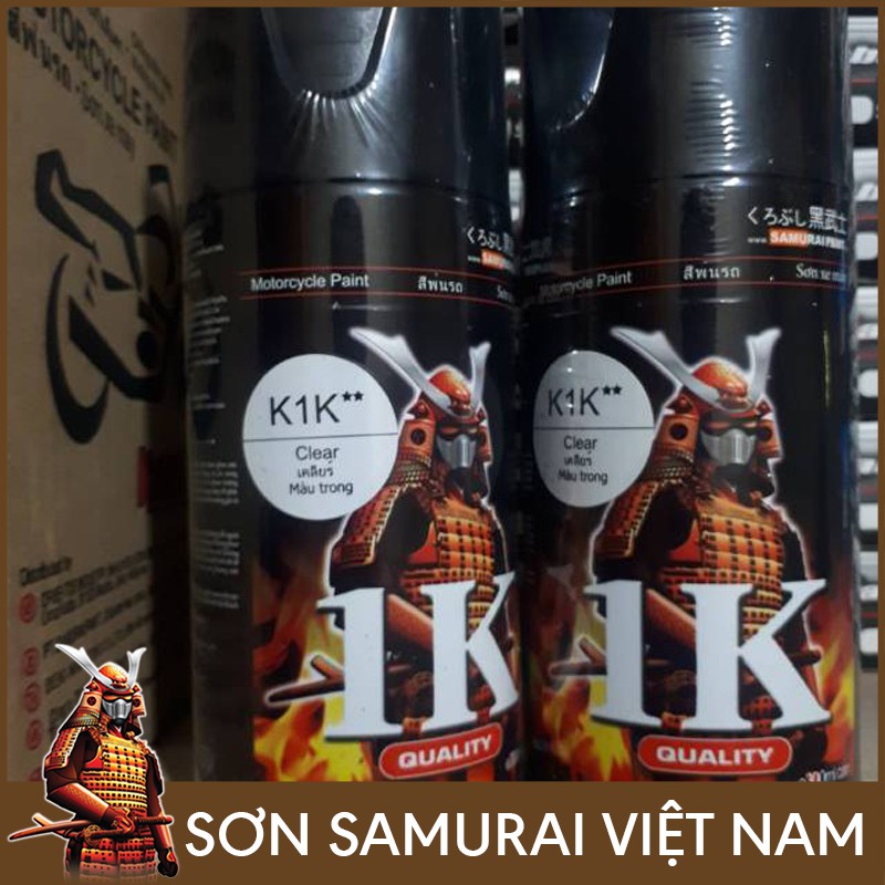 Sơn Bóng K1k sơn xịt samurai