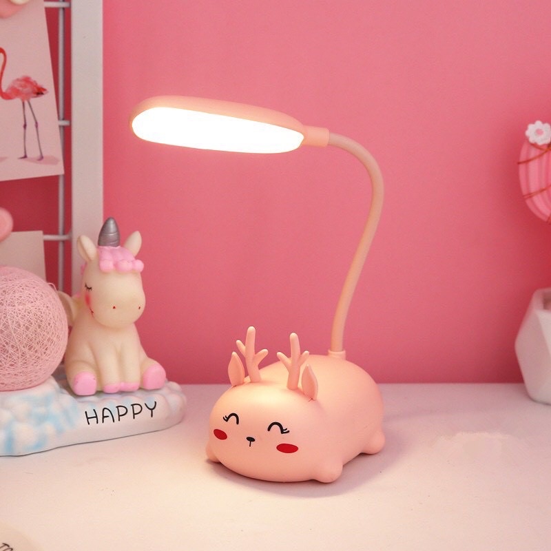 Đèn học để bàn hình thú cute.đèn LED kêt nối USB, đèn MINI trag trí bàn học.