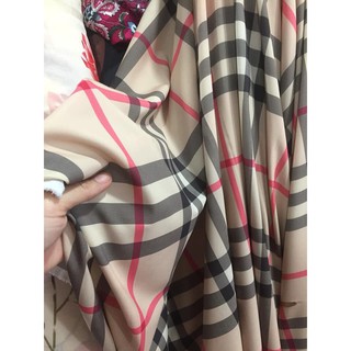 váy đầm cho bé, sọc Burberry