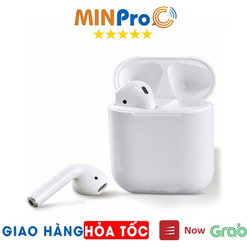 Tai nghe bluetooth i12 TWS, tai nghe iphone không dây, chơi game, giá rẻ MINPRO