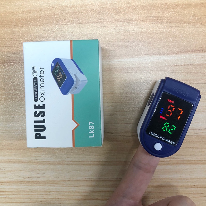 Máy Đo Nồng Độ oxy Trong Máu SpO2 PULSE LK87 - Đo Nhịp Tim Pulse Oximeter Kẹp Tay [Màu Ngẫu Nhiên]