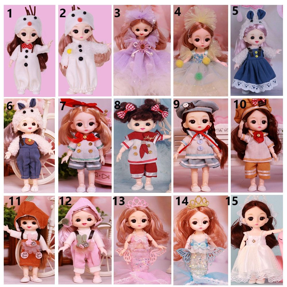 Mô hình cơ thể búp bê 16~17cm Obitsu 11 Ob11 tỉ lệ 1/12