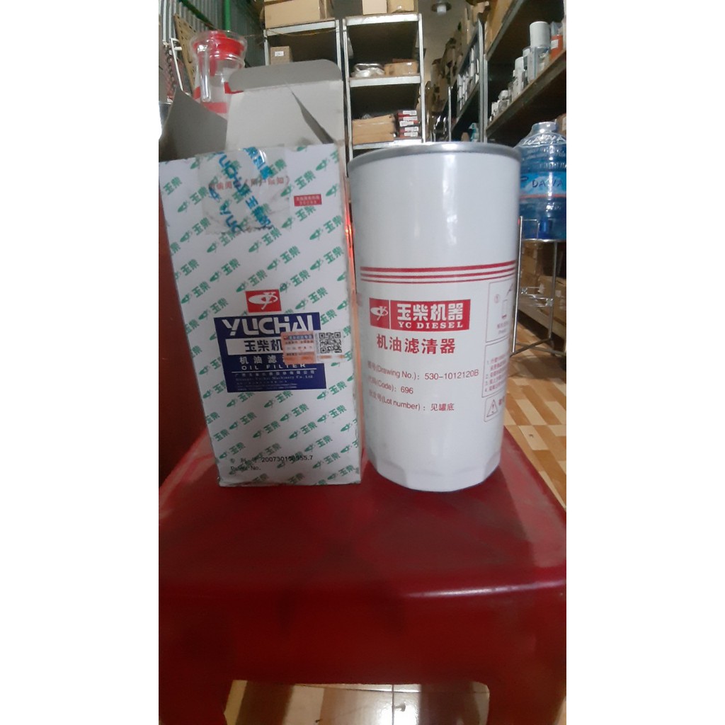 Lọc nhớt xe tải thaco Trường hải 8 tấn, Dongfeng. Mã số lọc EOM: 530-1012120B/JX0817, hàng YuChai