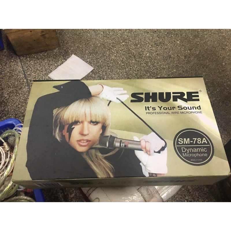 Micro Shure có dây SM-78A