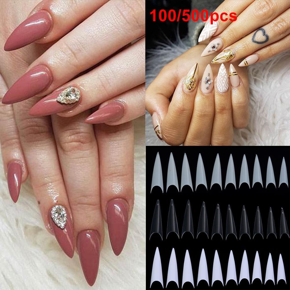 JUNE Móng Tay Giả 3 Màu Gel UV Acrylic Làm Đẹp