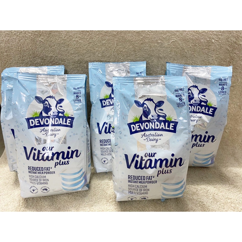 SỮA BỘT DEVONDALE VITAMIN PLUS REDUCED FAT MILK POWDER 1KG CHÍNH HÃNG - 9425