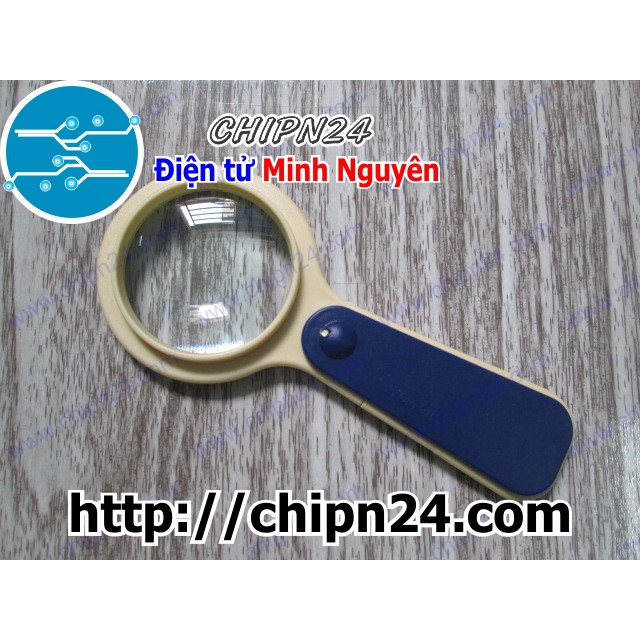 [1 CÁI] Kính lúp cầm tay có đèn đường kính 5cm